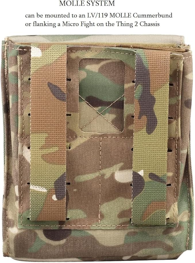 Molle Multi-Use Pouches Tactical 5.56 7.62 Magazine Pouch GP Storage Bag 2 in 1 for Duty Belt Vest