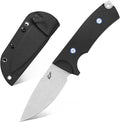 Eafengrow EF133 Fixed Blade Knife DC53 Steel Blade Micarta Handle Full Tang Compact Tough EDC Tool Knifes for Working Camping Hiking