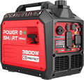 PowerSmart 3800 Watt Dual Fuel Inverter Generator Quiet Portable Gas Propane Powered with CO Sensor and RV Ready Outlet 149cc 4-Stroke OHV Engine for Home Backup Camping and Tailgating