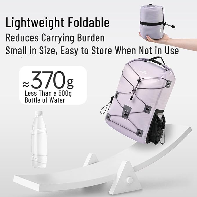 Naturehike Foldable Waterproof Backpack 18L/25L Lightweight Floating Dry Bag for Men &amp Women Day Pack for Kayaking Beach