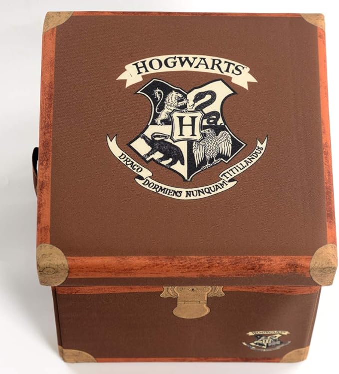 Seven Times Six Harry Potter Hogwarts Storage Bin with Lid 10 X 10 X 10