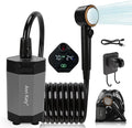 Ann Katy Portable Camping Shower Outdoor Camp Shower PumpUpgrade Rechargeable Electric Shower Pump with Intelligent Digital Display Multiple Spray Modes for Camping Hiking TravelingRV