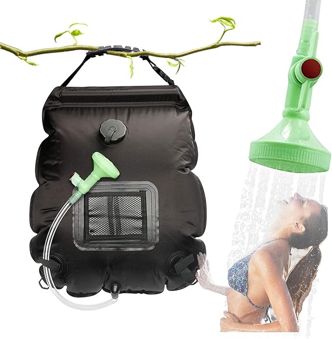 Camping EquipmentOutdoor 20L Solar Shower Bag Camping Picnic Water Storage Bag Shower PackageBeach Swimming Outdoor Traveling Hiking