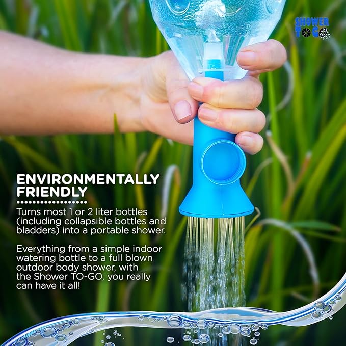 Shower Toga – Wearable Shower Garment Privacy RV &amp Camping Shower Shower to Go: Portable Camping Shower Best Outdoor Emergency Body Cleaning Device