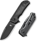 Kizer Nice Guy Pocket Folding Knife 2.84 Nitro V Blade Lightweight Sharp Camping and Hiking Knife Comfort Micarta Handle Liner Lock Flipper knives V3011A3