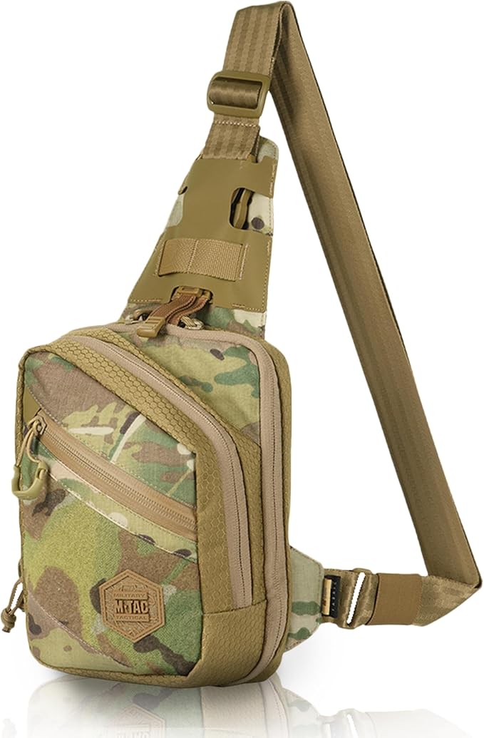 M-Tac Elite Sling Bag - EDC Tactical Crossbody Concealed Carry CCW Chest Pack