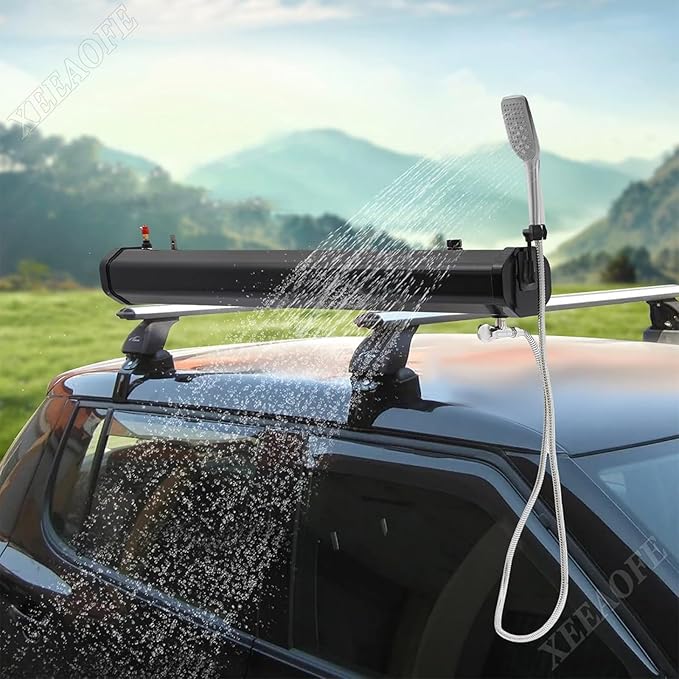 18/20/30L Self-Pressurized Water Tank for Camping Showers Roof Rack Mount Road Shower Bumper Mount or Bed Mount Vehicle Water Storage for Trucks &amp Off Road Vehicles20L