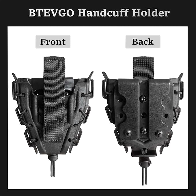Molle Handcuff Pouch Cuff Case for Duty Belt Fit Handcuff Holder for Duty Belt and Handcuffs Holster