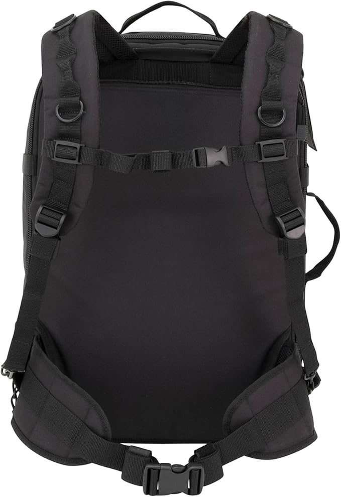 Tactical Bugout Backpack With Hydration Pack Survival Ready Pack Black Emergency Go Bag Outdoor Hiking Camping
