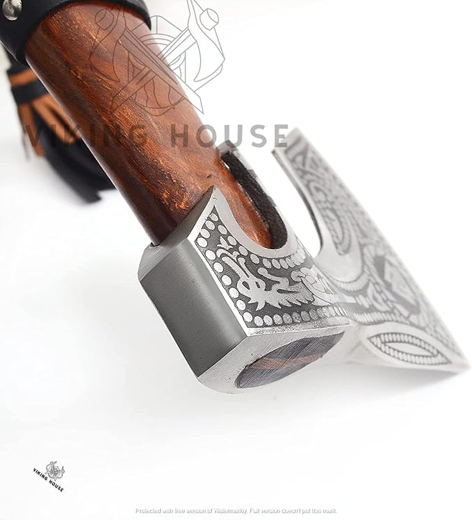 Viking Axe - Beautiful Custom Handmade Bearded Axe Best Gift for Men Best Birthday Gift with Sheath (RS-004)