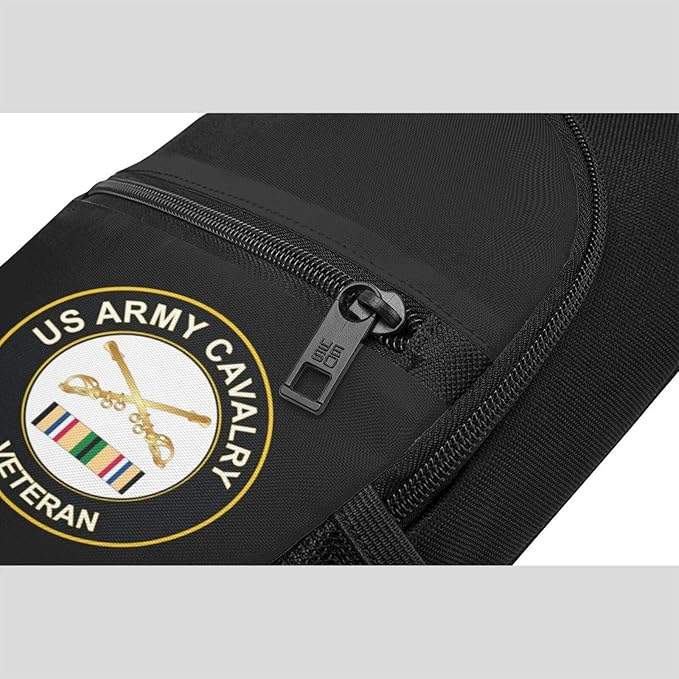 US Army Cavalry Gulf War Veteran Chest Pack Leisure Shoulder Crossbody Chest Bag