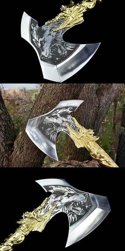 Tomahawk Throwing Axe for Outdoor Camping Sturdy and Practical with SheathCool Steel Axe