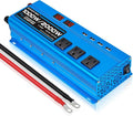 1000W Pure Sine Wave Inverter DC 12V to AC 110V/120V Converter 2000w (Peak) Car Power Converter with 3 AC Outlets 4USB PortPower Inverter for Car Truck Home Vehicles Laptop