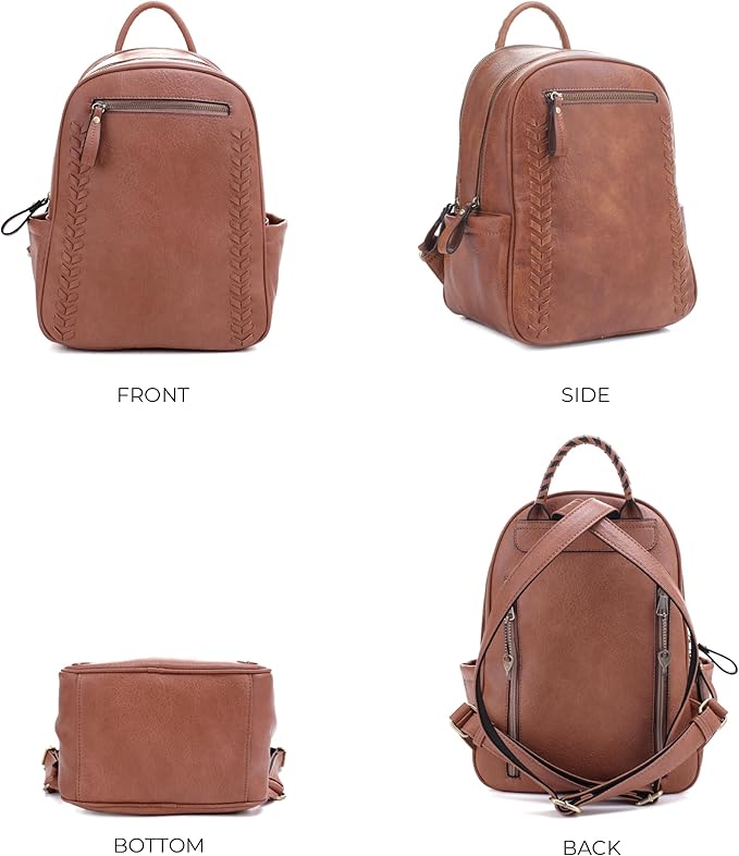 JESSIE &amp JAMES Women's Large Multi Compartments Fashion Concealed Carry Backpack|TN