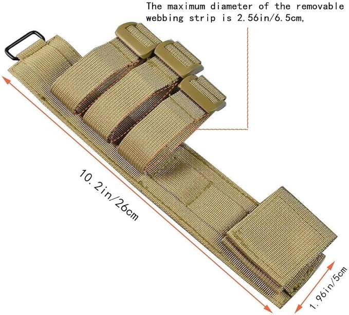 Tactical MOLLE Tool Holder &amp Knife Sheath Adapter - Universal MOLLE Carrier Attachment for Tactical Bag &amp Backpack