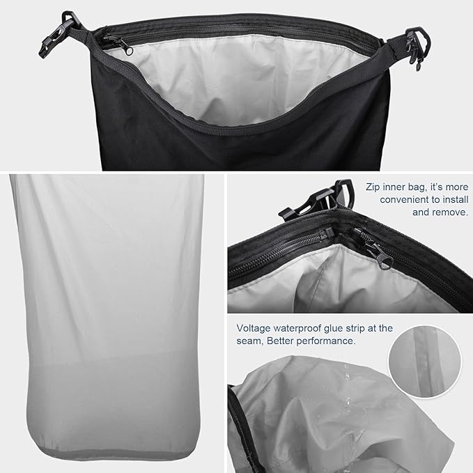 Rhinowalk Motor Pannier Bag 10/20/30L Multifunctional Waterproof Rear Rack Trunk Motorcycle Seat Bag