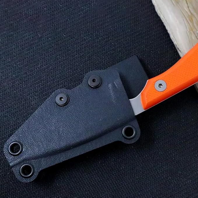White River Knife &amp Tool Backpacker Pro Hunting Knife with Orange G10 Handle (WRM1-PRO-TOR) WRM1-TOR-1