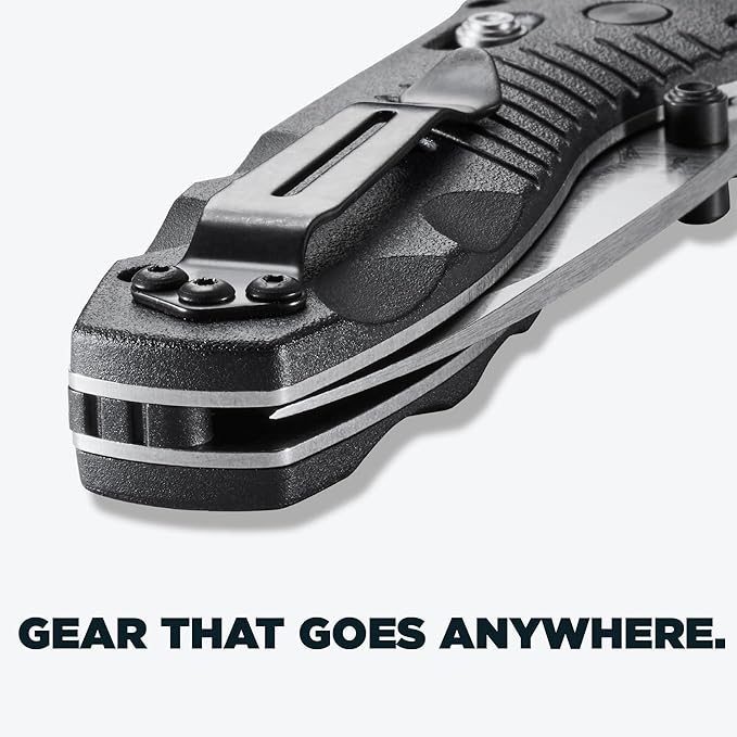 Benchmade - Mini Barrage 585 EDC Knife Drop-point Blade with Black Valox Handle (585)