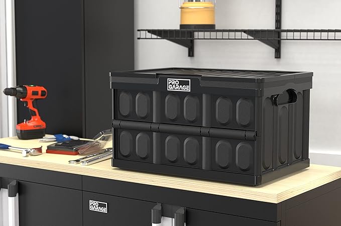 ClosetMaid ProGarage 10848 12 Quart Utility Storage Tote Container Black