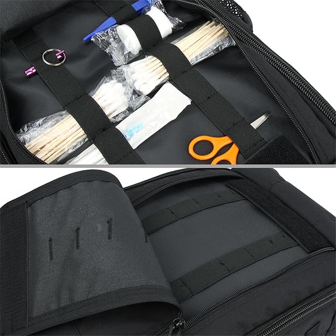 EXCELLENT ELITE SPANKER Medical Backpack Tactical Knapsack Outdoor Rucksack Camping Survival First Aid Backpack（Black）