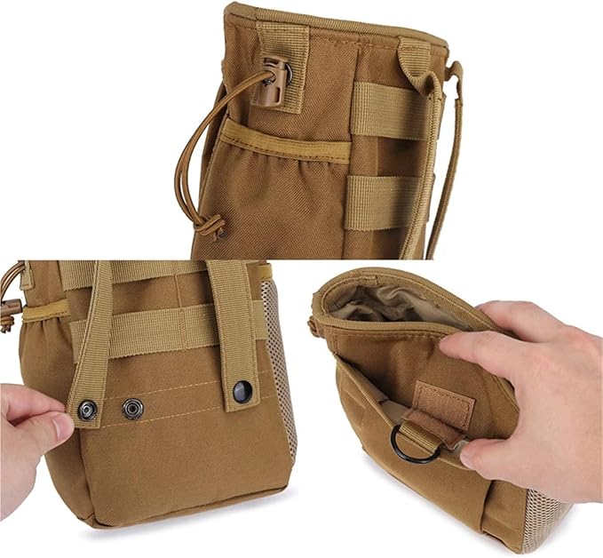 3-5L Outdoor Molle Nylon Dump Drop Pouch Camo Recycle Waist Pack Bags Utility Belt Ammo Pouch Hiking Hunting Accessories Bag