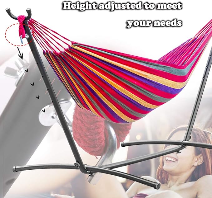 Hammock Stand with HammockHammock Stand Portable Hammock Stand Heavy Duty Steel Standfor Outdoor Patio Or Indoor with Carrying Case