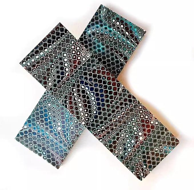 Artwork Knife Handle Scales Made Of Blank Material 1.18 thick Resin Honeycomb Structure Texture