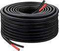 XRDS -RF 10AWG Solar Extension Cable 30FT with Flame-Retardant Protective Sleeving Tinned Copper PV Wire Flexible Outdoor Photovoltaic Cable for Solar Panel RV Boat Off-Grid System