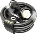 Parkworld RV 30A to Marine Shore Power 50A Extension Cord Adapter TT-30P to SS2-50R (25FT)