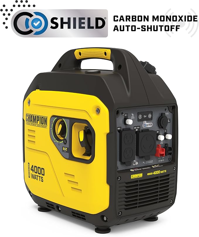 Champion Power Equipment 4000-Watt RV Ready Portable Inverter Generator with Quiet Technology and 3 Year Warranty