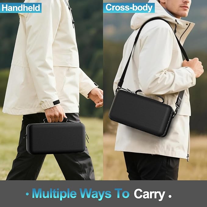 ProCase Hard Travel Case for Anker SOLIX C200 DC/MARBERO 88Wh Power Bank Station Outdoor Carrying Storage Bag for 192Wh 60000mAh Portable Power Station 200W Solar Generator with Adjustable Strap