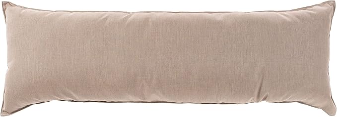 Hatteras Hammocks Cast Ash Long Hammock Pillow Sunbrella Fabric Hook &amp Loop Fasteners Extra Wide Size Handcrafted in The USA