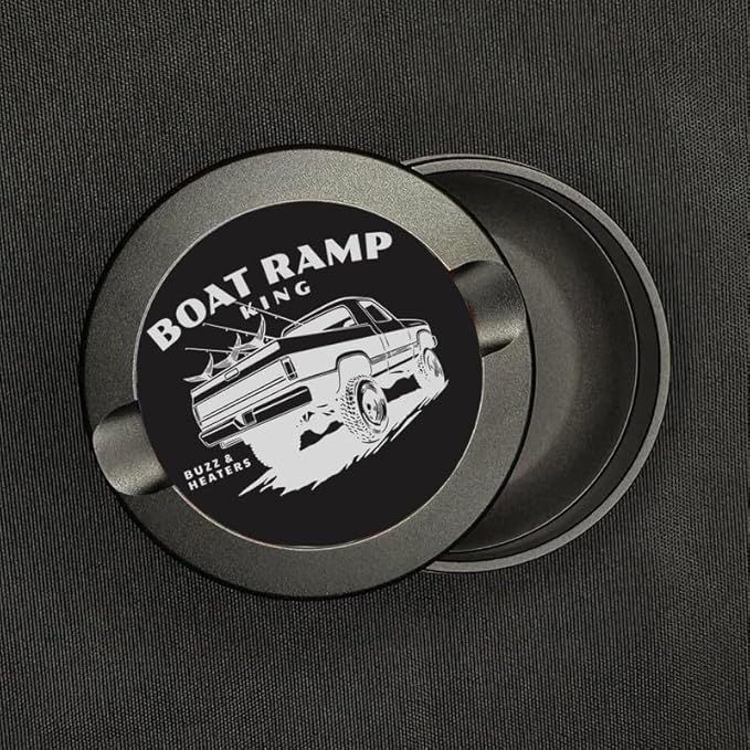 Buzz &amp Heaters Metal Container for Zyn | Metal Holder for Zyn |Metal Can for Zyn | Metal Container for Zyn Gift for Him | Metal Case for Zyn | Subdued Fishing Containers for Zyn | Boat Ramp King