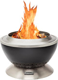 Cuisinart 24” Cleanburn Smokeless Fire Pit with Removable Base for Ash Portable Wood Burning Outdoor Fireplace Stainless Steel Smoke Free Outdoor Heater Enhanced Airflow and Easy Cleanup