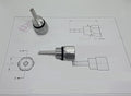 GenExhaust for Westinghouse 7500 &amp 9500 Generators - Non Anodized Magnetic Oil Dipstick