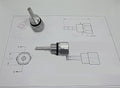 GenExhaust for Duromax Generator - Non Anodized Magnetic Oil Dipstick (See Description for Fitment)