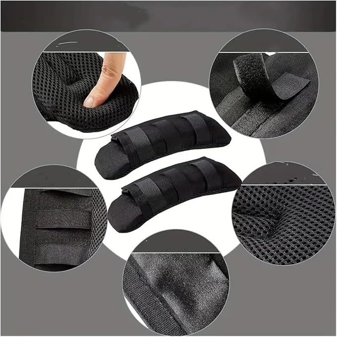 Backpack Strap Pads 3 Pcs Breathable Mesh Shoulder Pad Tactical Protect for Hiking Backpack