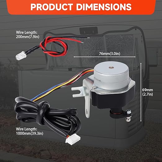 0G6453 Stepper Motor Assembly- GTH990 HSB Stepper Compatible with Generac Guardian GTH990 HSB GTH999 (990 992 999 Series)