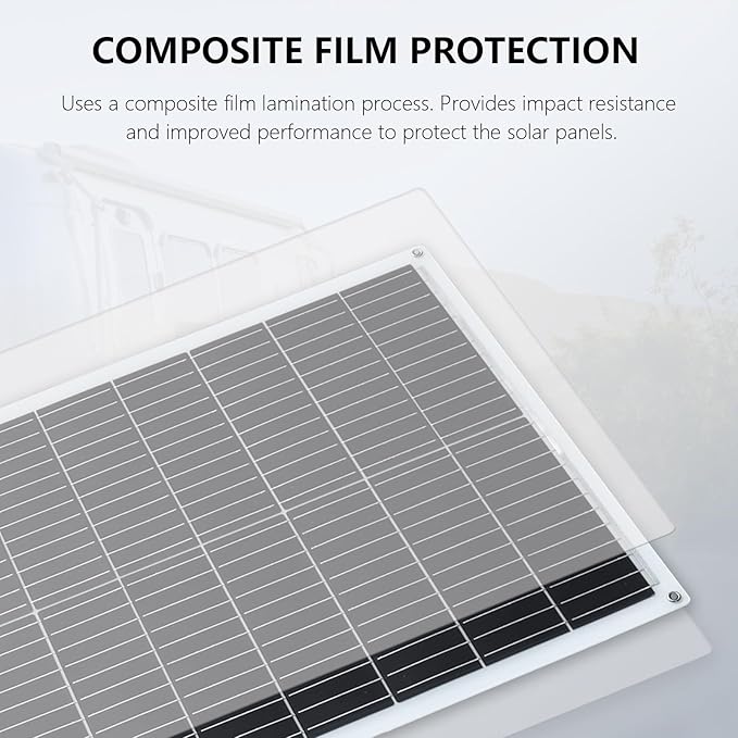 XINPUGUANG 100W Flexible Solar Panels 300w 12V Solar System Kit Monocrystalline Cell Module 30A Controller for Off Grid Solar Battery Charge for RV Boat Trailer Cabin(300W)