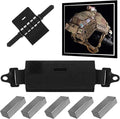 Tactical Helmet Counterbalance Weight Bag NVG Counterweight Pouch with Five Counter Blocks for Fast Airsoft Paintball Helmet