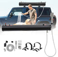 Road Camping Shower Pressurized Water Tank Portable Camping Showerhead Handheld with Water Pipe Roof Mounted Camping Truck Shower for SUV RV Off-Road Vehicle 30L