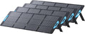 Anker SOLIX PS200 Solar Panel ×4 with Adjustable Kickstand 4× 200W Foldable Portable Solar Charger IP67 Waterproof 23% Higher Energy Conversion Efficiency for Camping RVs and Blackouts（Renewed）
