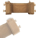 Modular MOLLE Chest Extension System Multi-Function Storage Pouch Portable Mission Organizer with Quick-Release