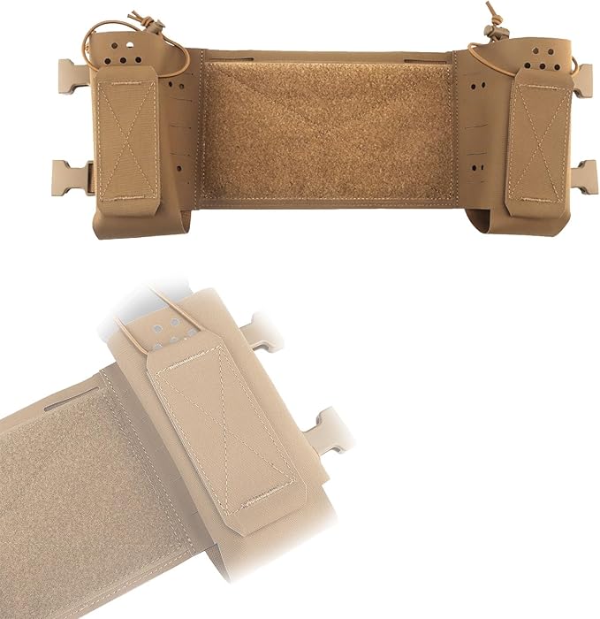 Modular MOLLE Chest Extension System Multi-Function Storage Pouch Portable Mission Organizer with Quick-Release