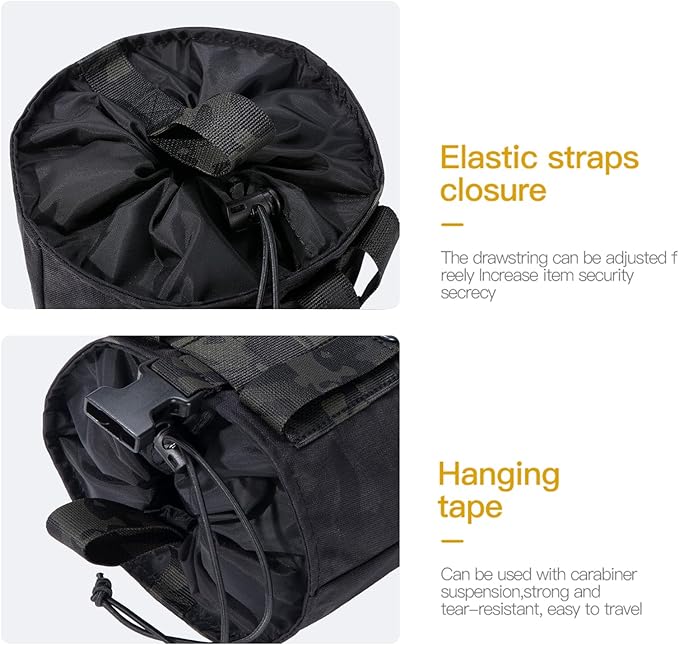 EXCELLENT ELITE SPANKER Tactical Folding Dump Pouch Utility Tool Bag Military Molle Drawstring Ammo Magazine Pouch
