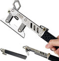 MDJXE Morphing Tactical Axe - 1S Quick Deployment Folding Survival Hatchet with 1065 High Manganese Steel Mechanical Gear Structure Extendable Handle Heavy Duty Camping &amp Emergency Tool (B)
