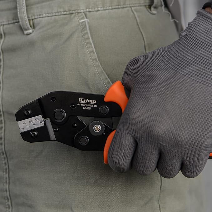 iCrimp SN-28B Dupont Crimping Tool for 3.96mm 2.54mm 2.5mm Pitch Dupont JST XH VH Connectors AWG 18 to 28