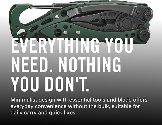 LEATHERMAN Skeletool CX 7-in-1 Lightweight Minimalist Multi-Tool for Everyday Carry (EDC) Home Garden &amp Outdoors OD Green