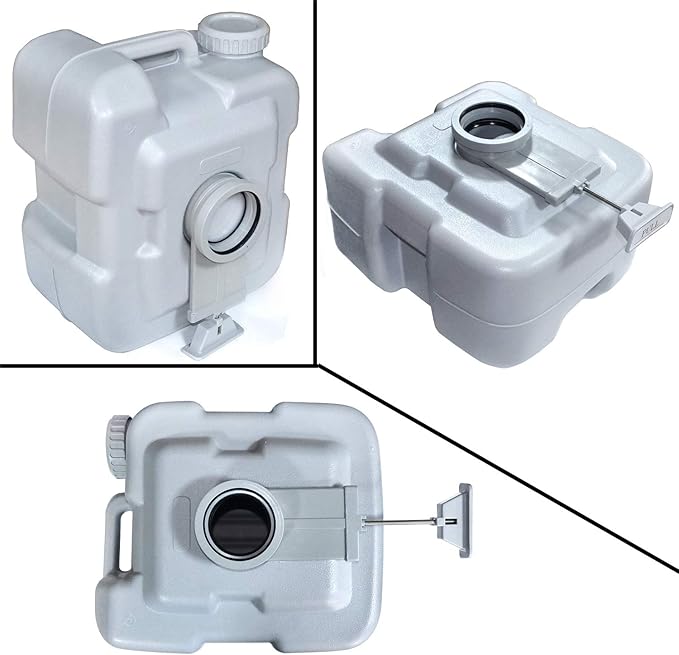 SMT- 5 Gallon 20L Portable Toilet Flush Travel Camping Commode Potty Outdoor/Indoor