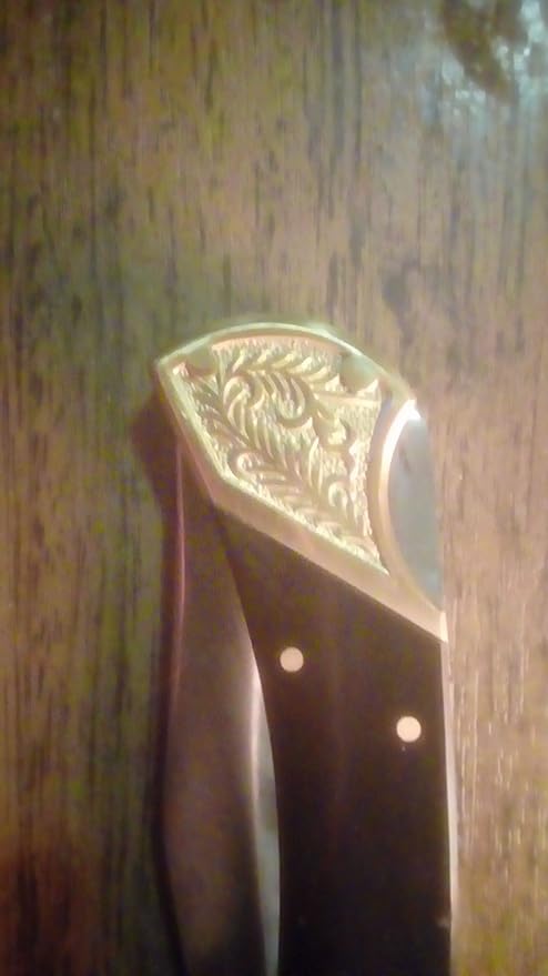 The Whitetail Bear Claw Lock Back Folding Knife